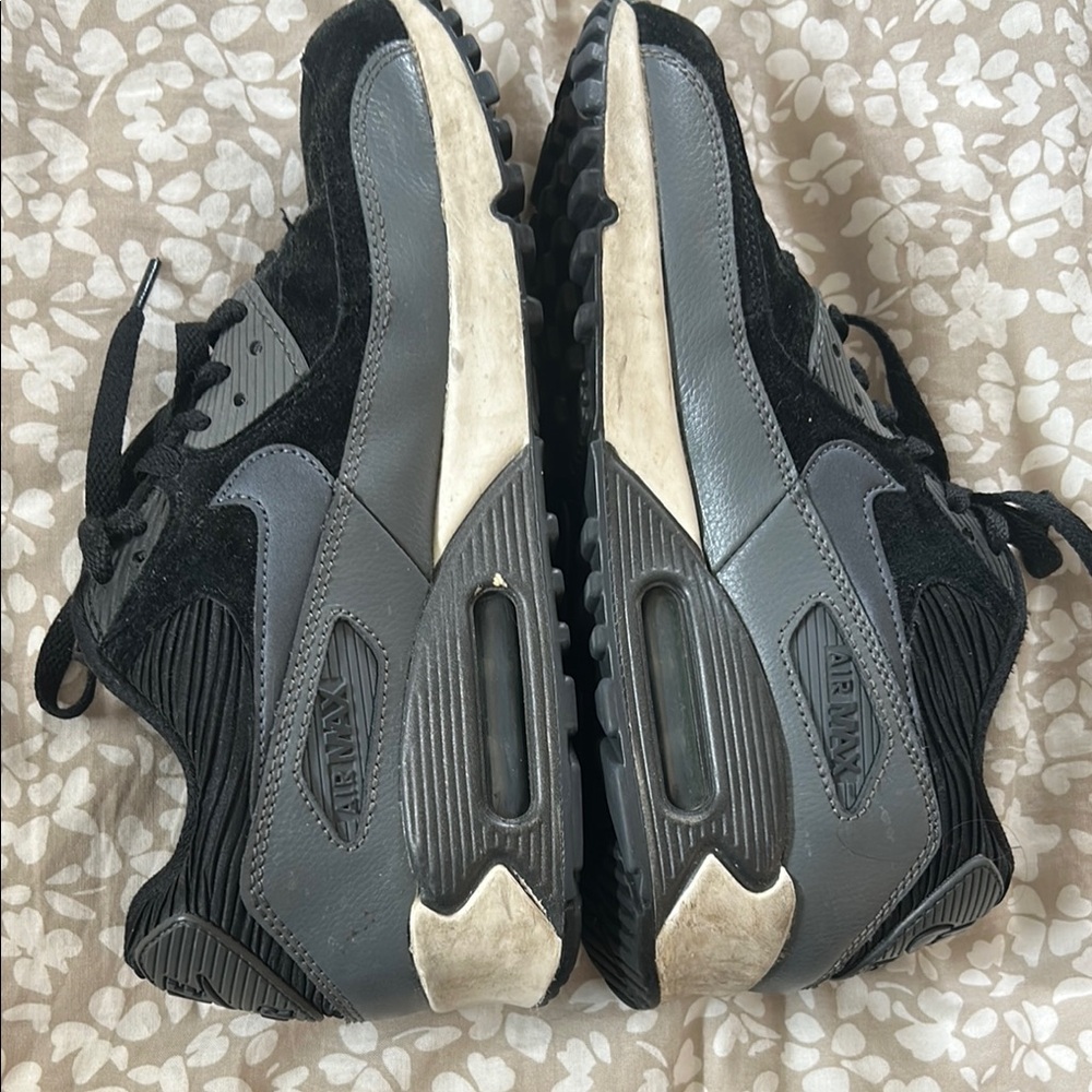 Nike Air Max Black and Gray Sneakers